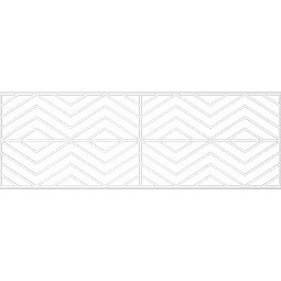 Ekena Millwork - WPKPGNA - Genoa PVC Fretwork Wainscot Wall Panel