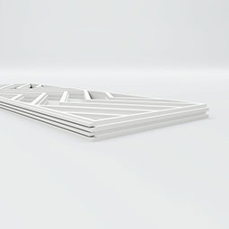 Ekena Millwork - WPKPGNA - Genoa PVC Fretwork Wainscot Wall Panel