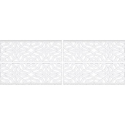 Ekena Millwork - WPKPGRD - Garland PVC Fretwork Wainscot Wall Panel