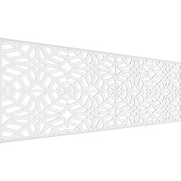 Ekena Millwork - WPKPGRD - Garland PVC Fretwork Wainscot Wall Panel