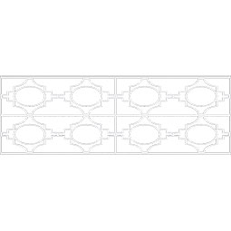 Ekena Millwork - WPKPGYP - Gypsum PVC Fretwork Wainscot Wall Panel
