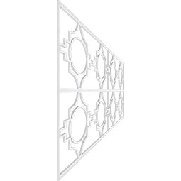 Ekena Millwork - WPKPGYP - Gypsum PVC Fretwork Wainscot Wall Panel