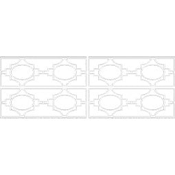 Ekena Millwork - WPKPGYP - Gypsum PVC Fretwork Wainscot Wall Panel