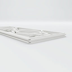 Ekena Millwork - WPKPGYP - Gypsum PVC Fretwork Wainscot Wall Panel