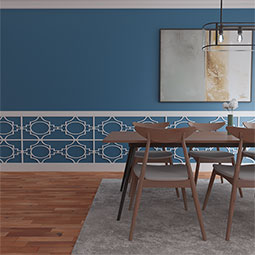 Ekena Millwork - WPKPGYP - Gypsum PVC Fretwork Wainscot Wall Panel