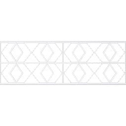 Ekena Millwork - WPKPHRE - Hillrose PVC Fretwork Wainscot Wall Panel