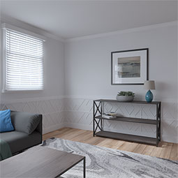 Ekena Millwork - WPKPHRE - Hillrose PVC Fretwork Wainscot Wall Panel