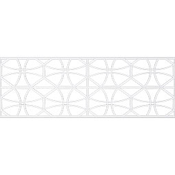 Ekena Millwork - WPKPHWL - Haswell PVC Fretwork Wainscot Wall Panel