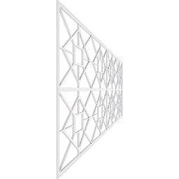 Ekena Millwork - WPKPJTN - Jamestown PVC Fretwork Wainscot Wall Panel