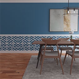 Ekena Millwork - WPKPKLN - Killeen PVC Fretwork Wainscot Wall Panel