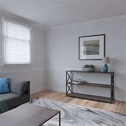 Ekena Millwork - WPKPKLN - Killeen PVC Fretwork Wainscot Wall Panel