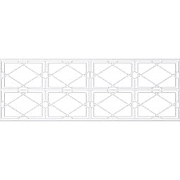 Ekena Millwork - WPKPKWA - Kiowa PVC Fretwork Wainscot Wall Panel