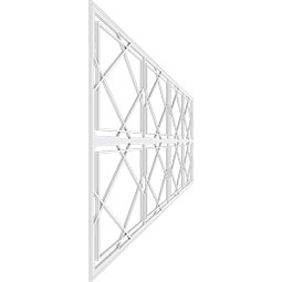 Ekena Millwork - WPKPKWA - Kiowa PVC Fretwork Wainscot Wall Panel