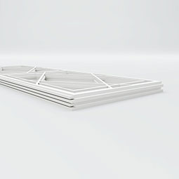 Ekena Millwork - WPKPKWA - Kiowa PVC Fretwork Wainscot Wall Panel