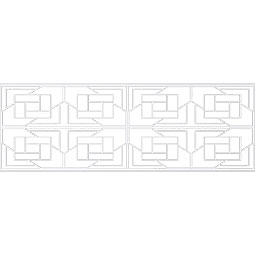 Ekena Millwork - WPKPLLD - Loveland PVC Fretwork Wainscot Wall Panel