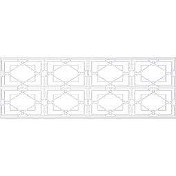 Ekena Millwork - WPKPLWD - Lakewood PVC Fretwork Wainscot Wall Panel