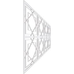 Ekena Millwork - WPKPLWD - Lakewood PVC Fretwork Wainscot Wall Panel