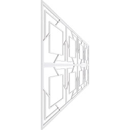 Ekena Millwork - WPKPMMT - Monument PVC Fretwork Wainscot Wall Panel