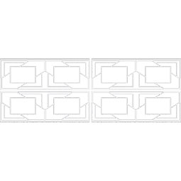 Ekena Millwork - WPKPMMT - Monument PVC Fretwork Wainscot Wall Panel