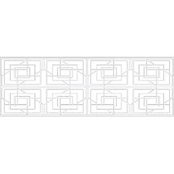 Ekena Millwork - WPKPNWD - Norwood PVC Fretwork Wainscot Wall Panel