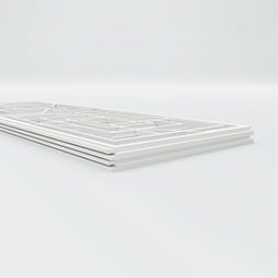 Ekena Millwork - WPKPNWD - Norwood PVC Fretwork Wainscot Wall Panel