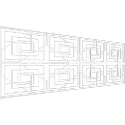 Ekena Millwork - WPKPNWD - Norwood PVC Fretwork Wainscot Wall Panel