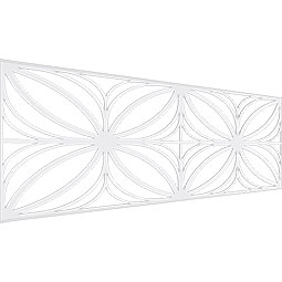 Ekena Millwork - WPKPOTS - Otis PVC Fretwork Wainscot Wall Panel