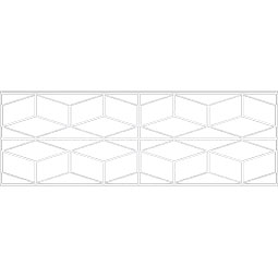 Ekena Millwork - WPKPPBL - Pueblo PVC Fretwork Wainscot Wall Panel