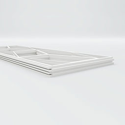 Ekena Millwork - WPKPPBL - Pueblo PVC Fretwork Wainscot Wall Panel