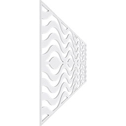 Ekena Millwork - WPKPPKR - Parker PVC Fretwork Wainscot Wall Panel