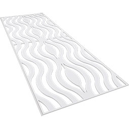 Ekena Millwork - WPKPPKR - Parker PVC Fretwork Wainscot Wall Panel