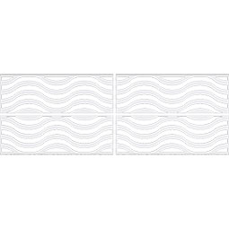 Ekena Millwork - WPKPPKR - Parker PVC Fretwork Wainscot Wall Panel