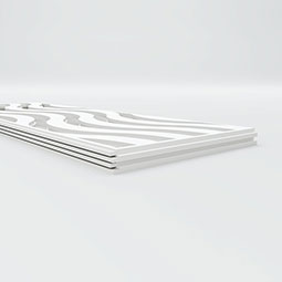 Ekena Millwork - WPKPPKR - Parker PVC Fretwork Wainscot Wall Panel