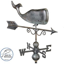 Good Directions - GD1976 - Save the Whales Pure Copper Weathervane