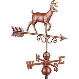 Good Directions - GD1977 - Proud Buck Pure Copper Weathervane