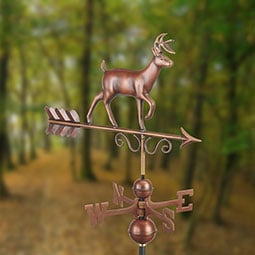Good Directions - GD1977 - Proud Buck Pure Copper Weathervane
