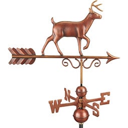 Good Directions - GD1977 - Proud Buck Pure Copper Weathervane