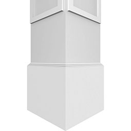 Ekena Millwork - CCENACD - Craftsman Classic Square Non-Tapered Arts & Crafts Fretwork Column