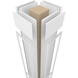 Ekena Millwork - CCENACD - Craftsman Classic Square Non-Tapered Arts & Crafts Fretwork Column