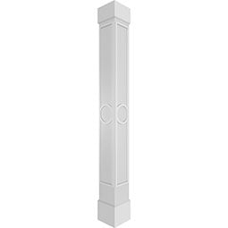 Ekena Millwork - CCENACD - Craftsman Classic Square Non-Tapered Arts & Crafts Fretwork Column