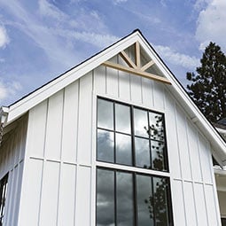 Fypon, Ltd. - GBPBRM - Burnham Rough Sawn Gable Bracket Pediment