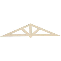 Fypon, Ltd. - GBPFLT - Flat Rough Sawn Gable Bracket Pediment