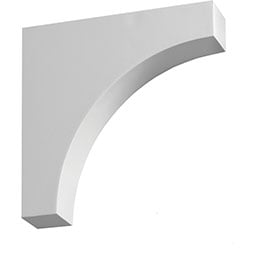 Fypon, Ltd. - BKTCVS - Smooth Cove Decorative Bracket