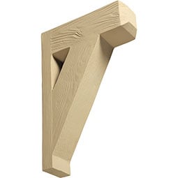 Fypon, Ltd. - BKTTHRF - Flat Thorton Wood-Grained Decorative Bracket