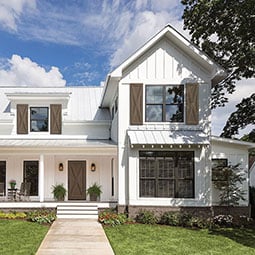 Fypon, Ltd. - SHMFH - Modern Farmhouse Shake-Style Shutters (per pair)