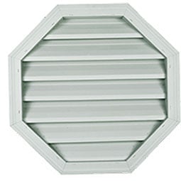 CW Ohio Inc. - WBOCS - Webb Octagon (Square Back) Louvered Gable  Vent