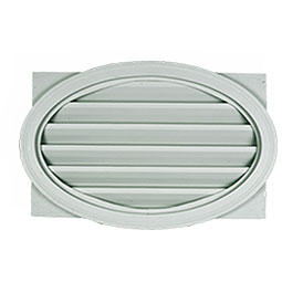 CW Ohio Inc. - WBOVS - Webb Oval (Square Back) Louvered Gable  Vent