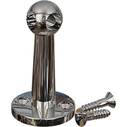 Brown Wood Products - BWGRCP - Brownwood Gallery Rail Corner Post