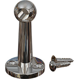 Brown Wood Products - BWGREP - Brownwood Gallery Rail End Post