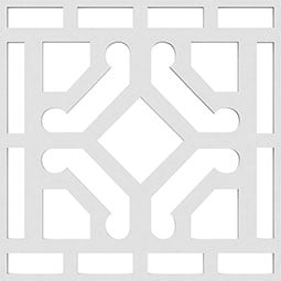 Ekena Millwork - WALPADD - Addison Fretwork Decorative Wall Panels in Architectural Grade PVC